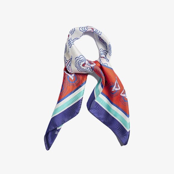 NIB Moulin Rouge Paris QUADRILLE SILK SCARF - Picture 2 of 8